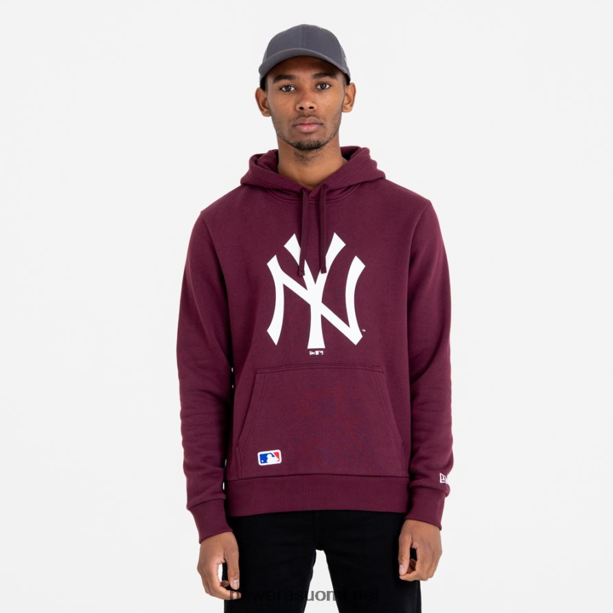 New Eranew york yankees -joukkueen logolla tehty maroon huppari4V266L2774