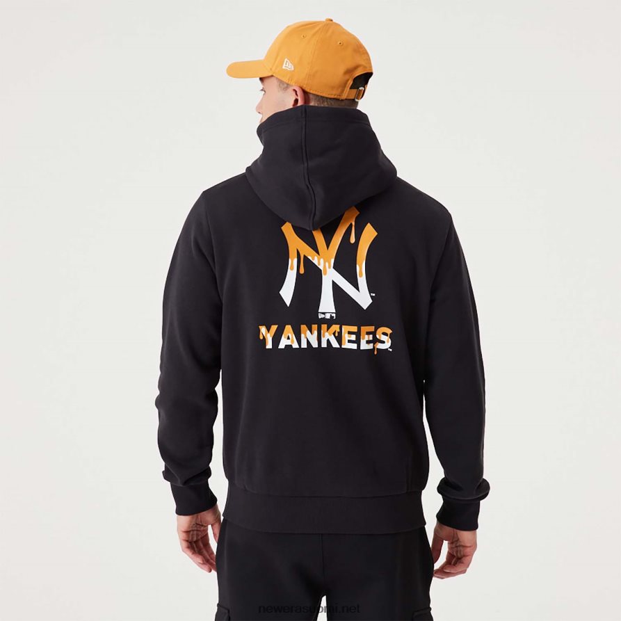 New Eranew york yankees mlb drip logo musta neulehuppari4V266L2689