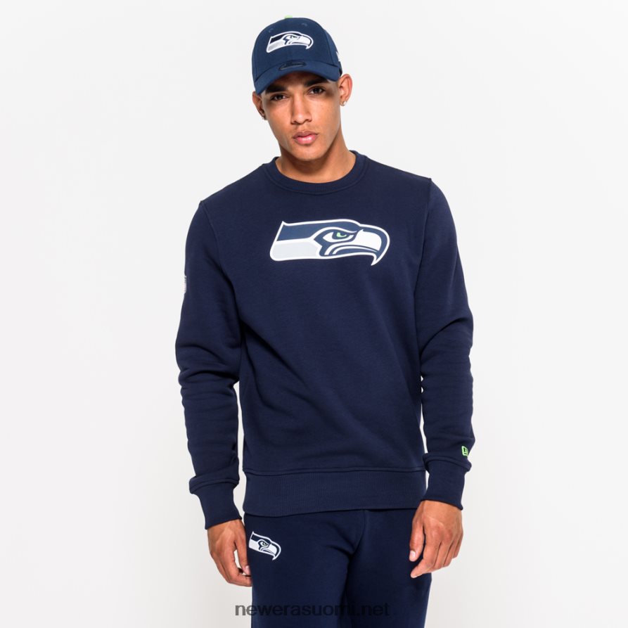 New Eraseattle seahawks joukkueen logo sininen miehistöpäällinen collegepaita4V266L2772