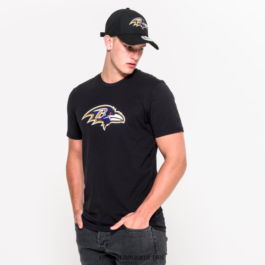 New Erabaltimore ravens team logo musta t-paita4V266L2953