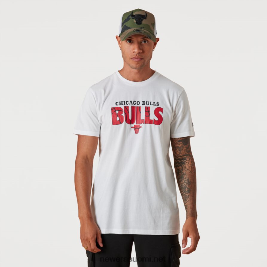 New Erachicago bulls nba sanamerkki valkoinen t-paita4V266L3020