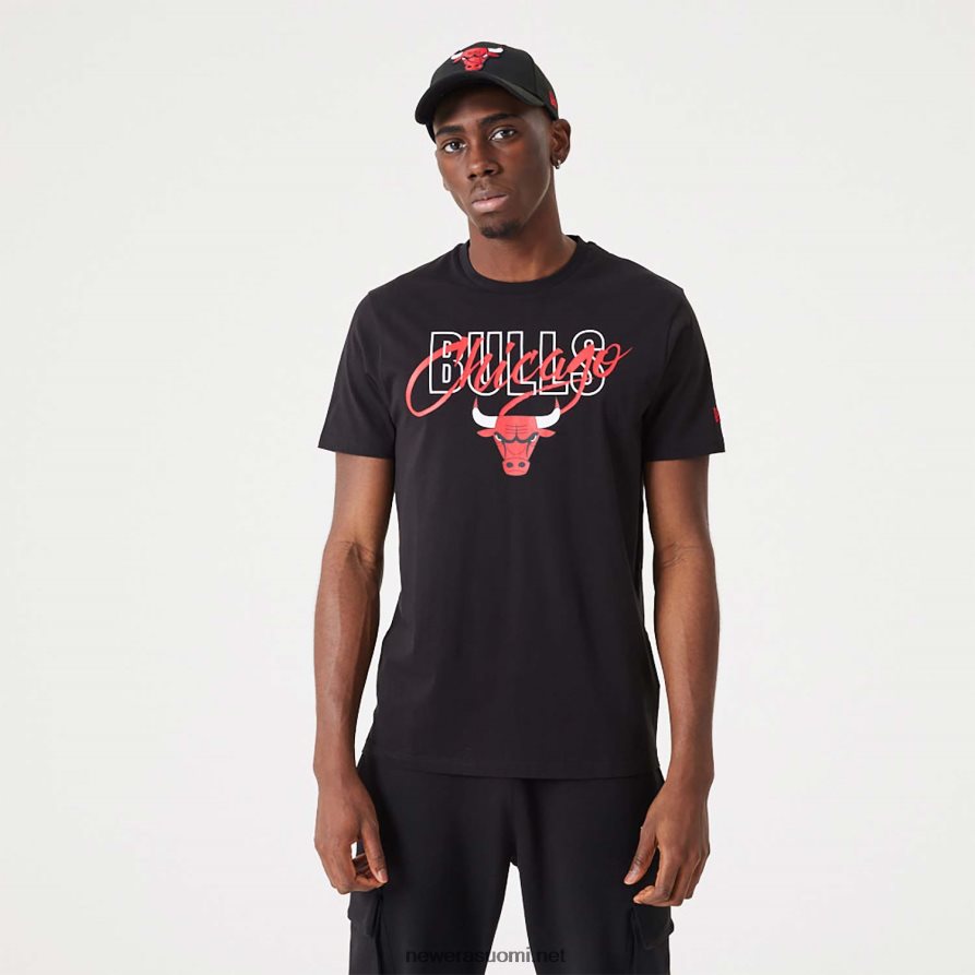 New Erachicago bulls nba script musta t-paita4V266L3109