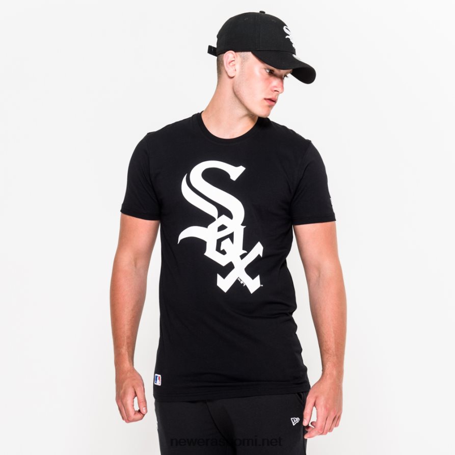 New Erachicago white sox logo musta t-paita4V266L2980