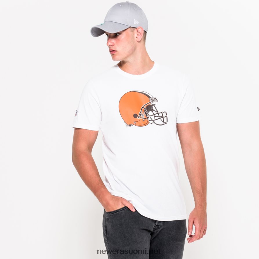 New Eracleveland browns nfl team logo valkoinen t-paita4V266L3008