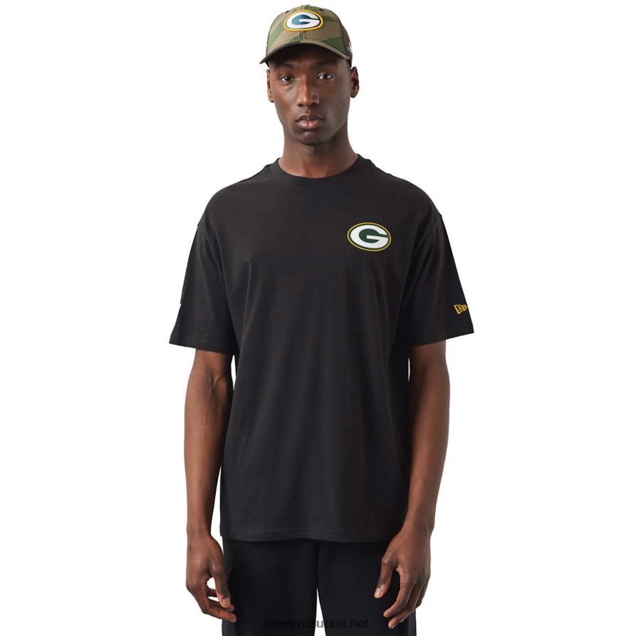 New Eragreen bay packers nfl folio musta t-paita4V266L2977