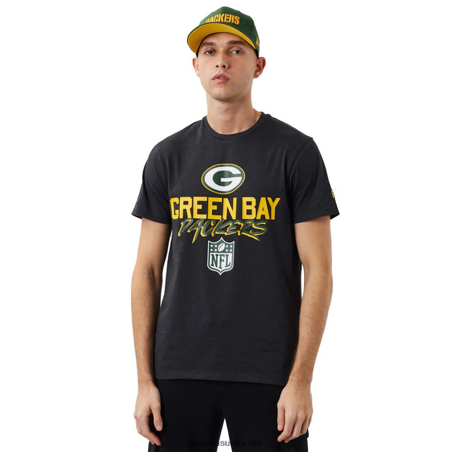 New Eragreen bay packers nfl script tummanharmaa t-paita4V266L3103