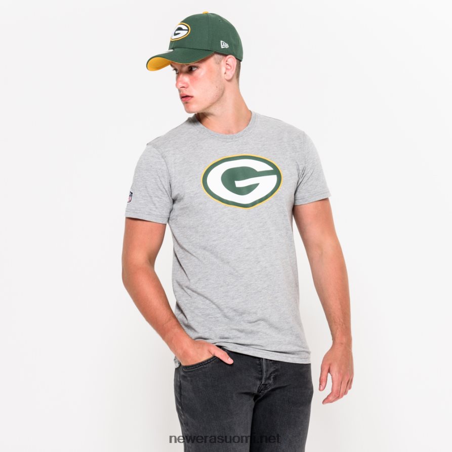 New Eragreen bay packers team logo harmaa t-paita4V266L3079