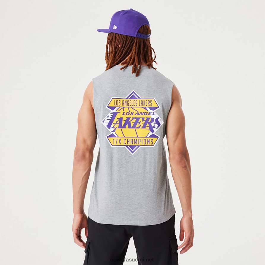 New Erala lakers nba Championship harmaa toppi4V266L3134