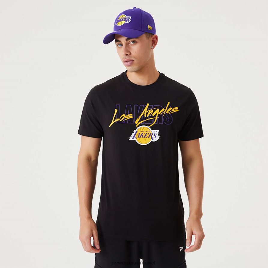 New Erala lakers nba script musta t-paita4V266L3055