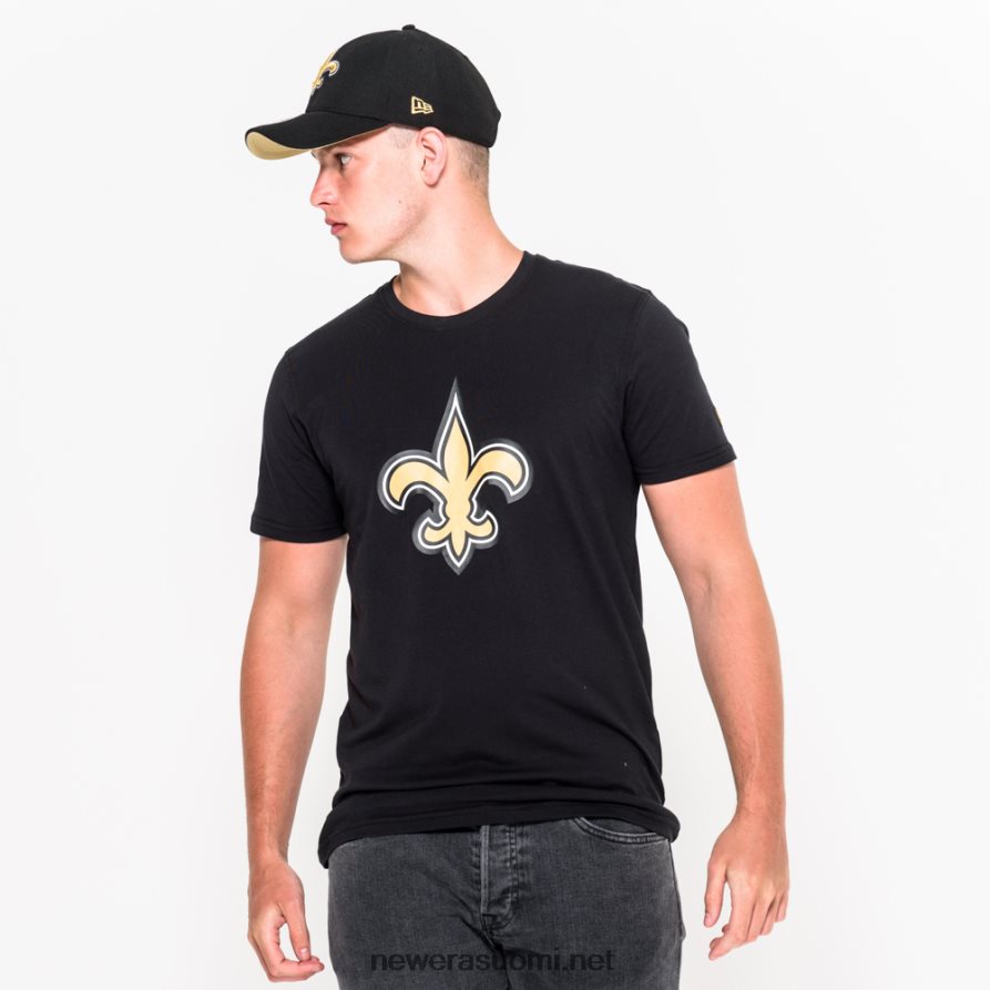 New Eranew orleans saints team logo musta t-paita4V266L2911