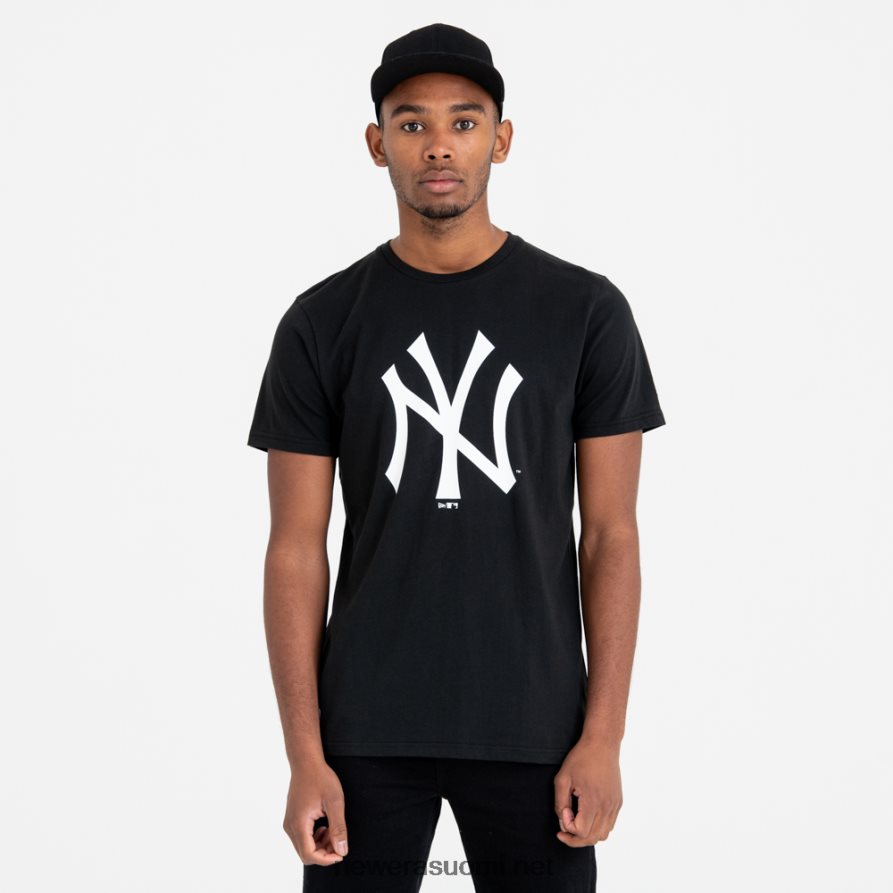 New Eranew york yankees -joukkueen logolla varustettu musta t-paita4V266L2853