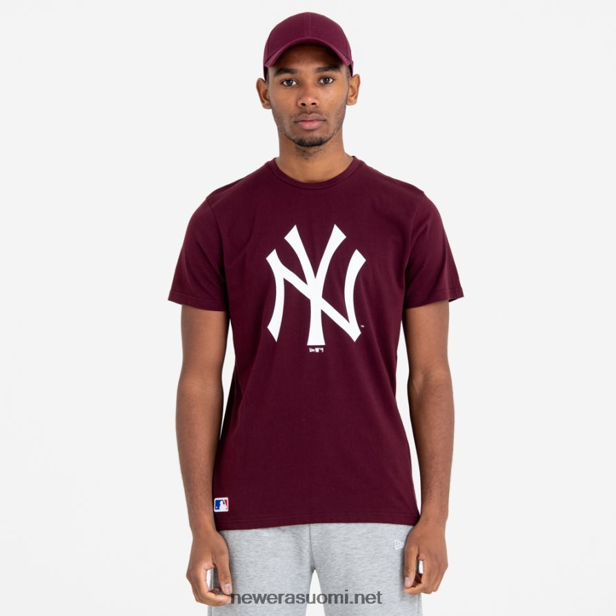 New Eranew york yankees mlb -joukkueen logo maroon t-paita4V266L2926