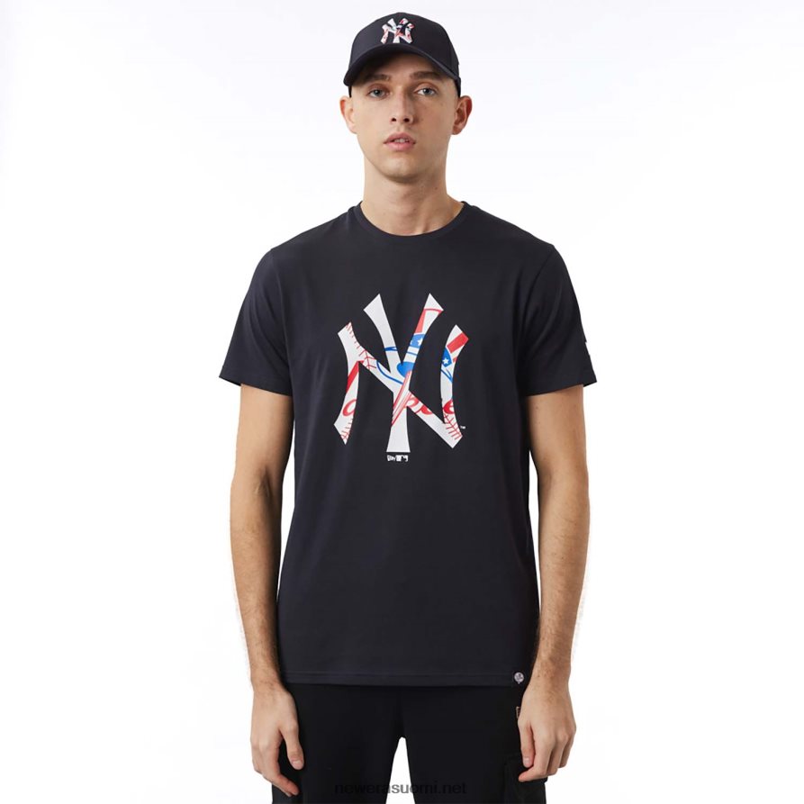 New Eranew york yankees tuplalogoinen laivastonsininen t-paita4V266L3089