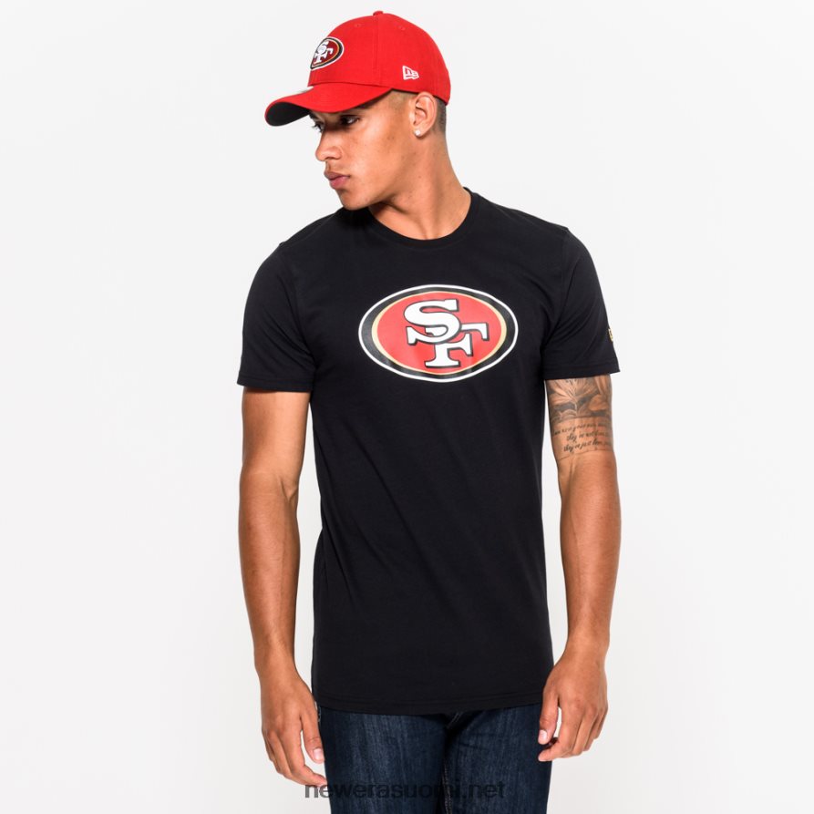 New Erasan francisco 49ers -joukkueen logo musta t-paita4V266L3146