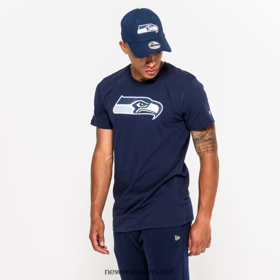 New Eraseattle seahawks -joukkueen logo sininen t-paita4V266L3160