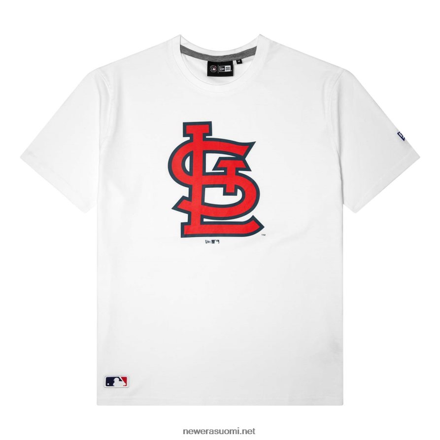 New Erast. louis cardinals mlb-joukkueen logo valkoinen t-paita4V266L3111