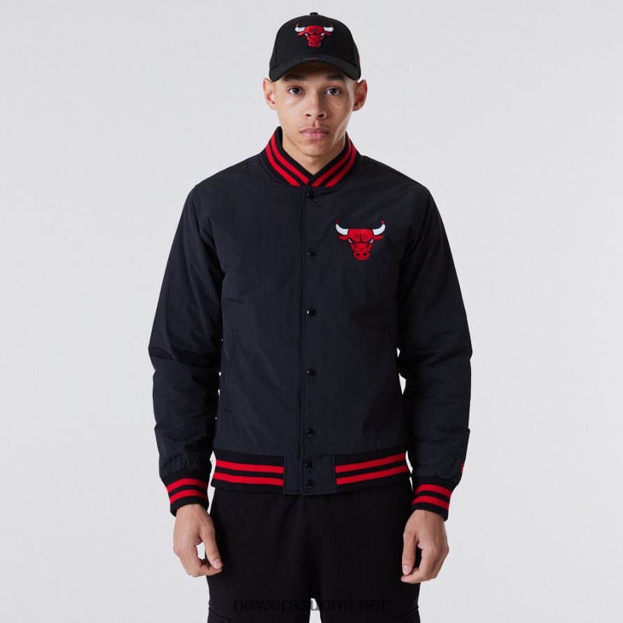 New Erachicago bulls logolla musta bomber-takki4V266L2561