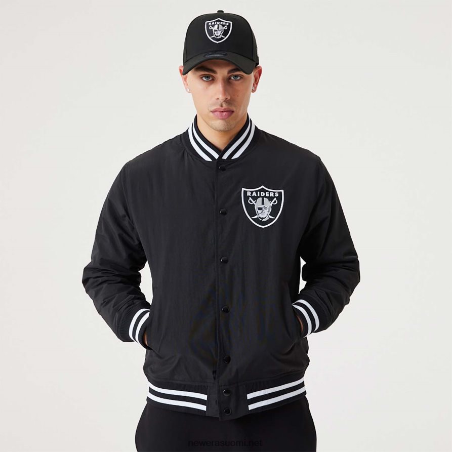 New Eralas vegas raiders nfl team logo musta bomber takki4V266L2570